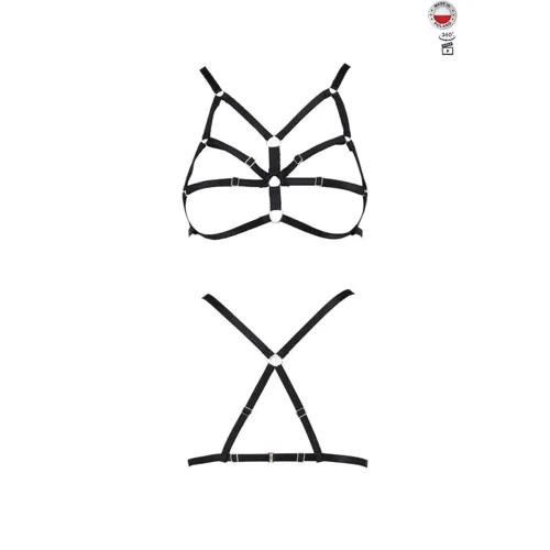 Бюстгальтер-стрепи ARMANDA BRA black L / XL - Passion Exclusive: Для кого Для жінок