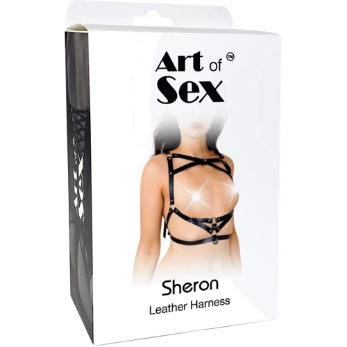 Портупея кожаная женская Art of Sex - Leather Sheron, XS-M: Применение На грудь