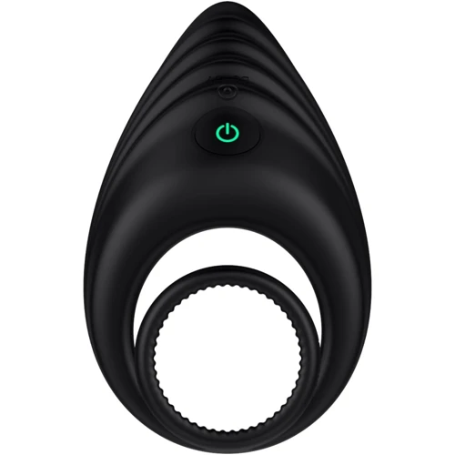 Ерекційне віброкільце Nexus Enhance Vibrating Cock and Ball Ring, подвійне