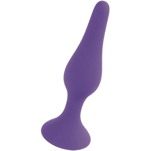 Анальная пробка Boss Series Silicone Purple Plug Large