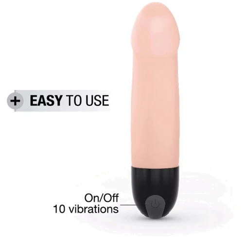 Вибратор Dorcel Real Vibration S Flesh 2.0: Тип управления Кнопочное