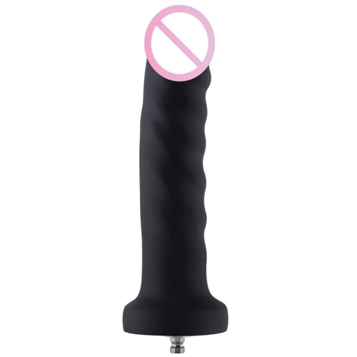 Силиконовый фаллоимитатор для секс-машин Hismith 7.1″ Anal Dildo Black