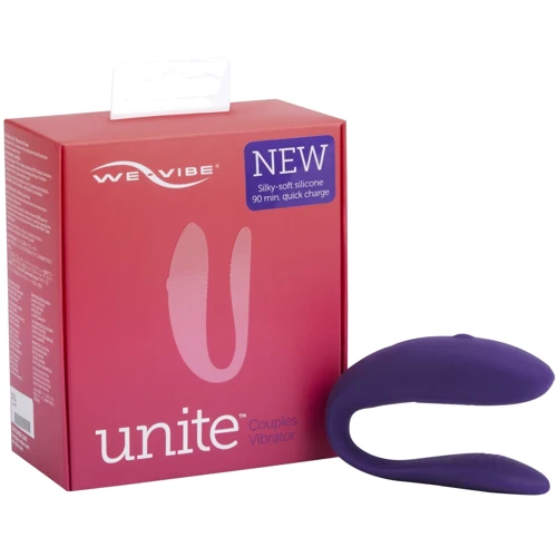 Вибратор для пар We-Vibe Unite Purple, однокнопочный пульт ДУ: Назначение Для тройной стимуляции