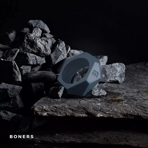 Эрекционное кольцо Boners Diamond Cock Ring - Grey: Производитель Boners