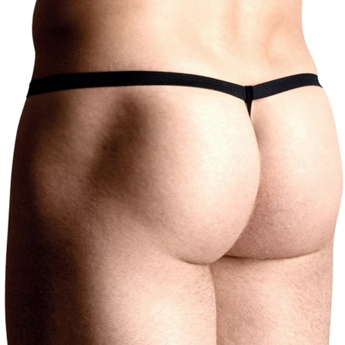 Мужские трусы SoftLine - Mens thongs 4487, S-L (black): Вид Трусы