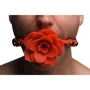 Кляп Master Series Blossom Silicone Rose Gag - Red фото 7