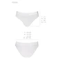 Трусики з прозорою вставкою Passion PS006 PANTIES white, size M: Матеріал бавовна