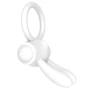 Эрекционное виброкольцо LoveToy Power Clit Cockring, White фото 5