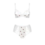 Еротичний комплект Passion LOVELIA BIKINI white S / M: Матеріал поліестер