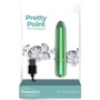 Вибропуля PowerBullet - Pretty Point Rechargeable Bullet Teal: Длина, см 10