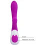 Вибратор Hi-tech Pretty Love Colby Vibrator Purple: Тип управления Кнопочное