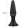 Анальний затор LoveToy Lure Me Butt Plug Slim S Black: Тип Анальные пробки