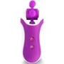 Стимулятор з імітацією оральних пестощів FeelzToys - Clitella Oral Clitoral Stimulator Purple: Діаметр, см 5