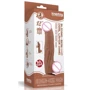 Фаллоимитатор LoveToy Sliding-Skin Dual Layer Dong 12" Brown: Назначение Вагинальные