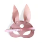 Кожаная маска Зайки Art of Sex - Bunny mask, розовый: Для кого Унисекс