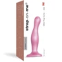 Фалоімітатор Strap-On-Me Dildo Plug Curvy M Rose Dragee Metallic: Призначення Вагинальные