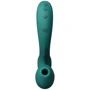 Вибратор-пульсатор с вакуумной насадкой Zalo – Talis G-Spot PulseWave Vibrator Turquoise Green: Для кого Для женщин