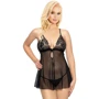 Пеньюар SoftLine Audrey, S/M (black)