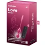 Вагінальні кульки з вібрацією Satisfyer Love Birds 2 Connect App Red: Матеріал Силикон