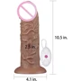 Реалистичный вибратор LoveToy Realistic Chubby Vibrating Dildo Brown 10.5'': Назначение Вагинальные