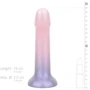 Фалоімітатор BOSS Glitter Ombre Dildo M: Призначення Вагинальные