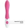 Вибратор для точки G Pretty Love Bishop Vibrator Pink: Тип управления Кнопочное