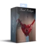 Трусики Серце для страпону Feral Feelings - Hearts Strap-on Belt Red Trasparent фото 3