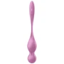 Вагинальные шарики с вибрацией Satisfyer Love Birds 1 Connect App Pink: Наличие вибрации Есть