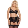 Комплект білизни SoftLine - Joana, XL (black)