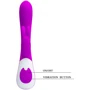 Вибратор Pretty Love Harlan Vibrator Purple: Диаметр, см 3.5