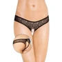 Жіночі стрінги SoftLine - G-string 2446, M/L (black): Вид Трусы