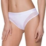 Трусики з прозорою вставкою Passion PS002 PANTIES white, size XL