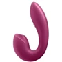 Вакуумный смарт вибратор Satisfyer Sunray Berry, 4 положения ствола: Тип и форма Вибромассажер