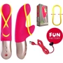 Вибратор Fun Factory AMORINO pink - neon yellow: Длина, см 17.7