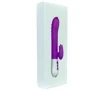 Вібратор BOSS FoxShow Silicone Heating and Thrusting Vibrator Purple: Діаметр, см 3.7