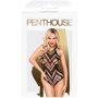 Боді з геометричним орнаментом Penthouse - Go Hotter Black S/L: Застосування На тело