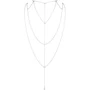 Украшение для спины и декольте Bijoux Indiscrets Magnifique Back and Cleavage Chain - Silver: Вид Портупеи