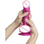 Реалістичний фалоімітатор Strap-On-Me Sliding Skin Realistic Dildo Fuchsia - M: Наявність вібрації  Нет