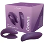 Смарт-вибратор для пар We-Vibe Chorus Purple, сенсорное управление вибрациями сжатием пульта