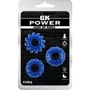 Набор эрекционных колец Chisa GK Power Gear Up Rings Blue: Производитель CHISA