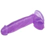 Фалоімітатор Chisa Hi-Rubber 7" Dildo Purple: Мошонка Есть