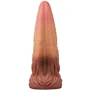 Фаллоимитатор Dual-Layered Silicone Tongue 10" Brown фото 7