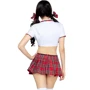 Костюм Leg Avenue Miss Prep School S/M Red: Тип Школярки