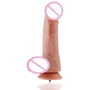 Ультрареалистичный фаллоимитатор для секс-машин Hismith 8.3″ 2-layers Silicone Flesh Dildo: Диаметр, см 4.2