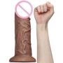 Реалистичный вибратор LoveToy Realistic Chubby Vibrating Dildo Brown 10.5'': Длина, см 26.6