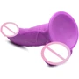 Фаллоимитатор Pop Peckers 7.5" Dildo Purple: Мошонка Есть