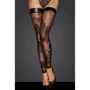 Панчохи Noir Handmade F243 Tulle stockings with patterned flock embroidery Вlack, XL: Застосування На ноги