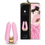 Вібратор для клітора Shunga Aiko Light Pink, гнучкі кінчики: Діаметр, см 6.5