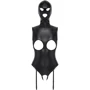 Боди с маской Orion Bad Kitty Body With Head Mask Black, S: Материал Полиэстер