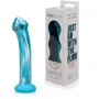 Скляний дилдо Gildo - Ocean Ripple Glass Dildo: Діаметр, см 3.8